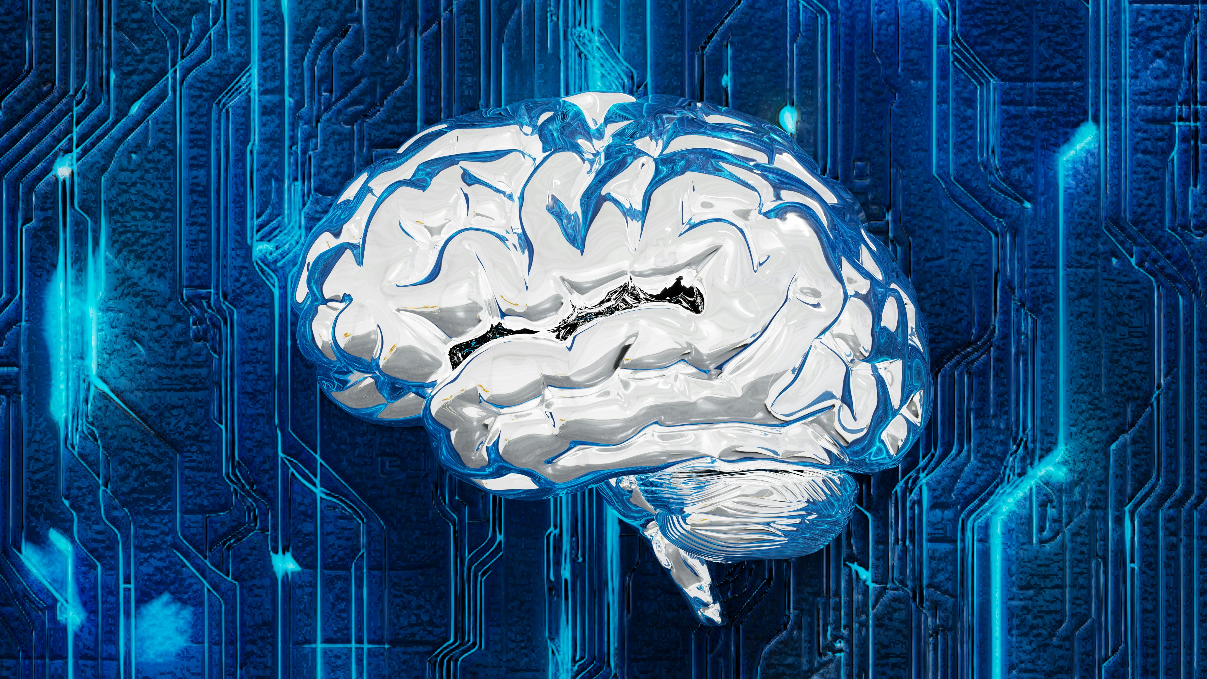 AI Technology Brain Circuit